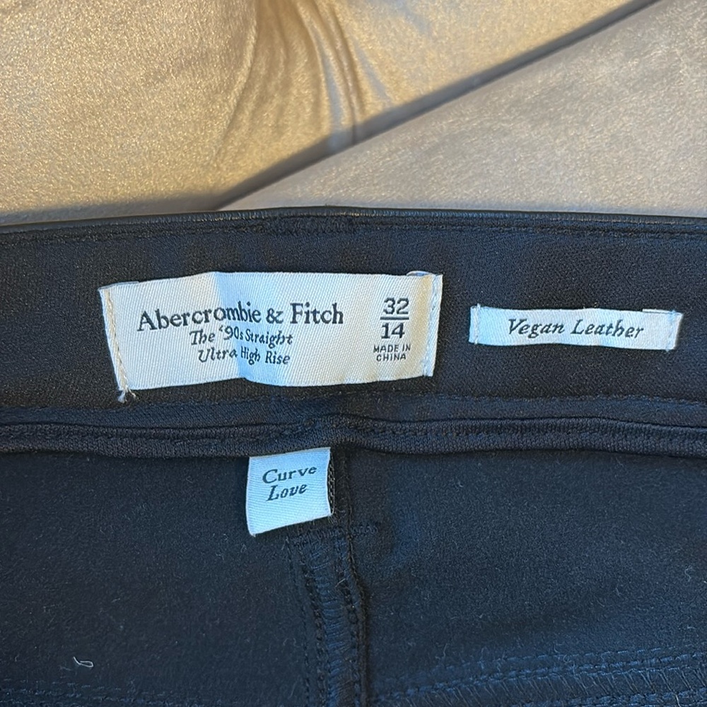 Abercrombie Vegan Leather Pants